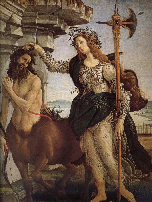 Sandro Botticelli Minerva and the Orc China oil painting art